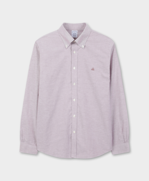 브룩스브라더스 레귤러핏 논아이론 옥스포드 스포츠셔츠 BBTHMM3779MEF