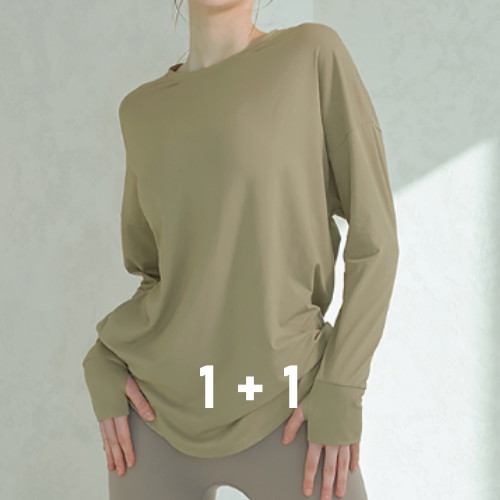 젝시믹스  아이스페더 루즈핏 롱슬리브 2팩 XA5368G