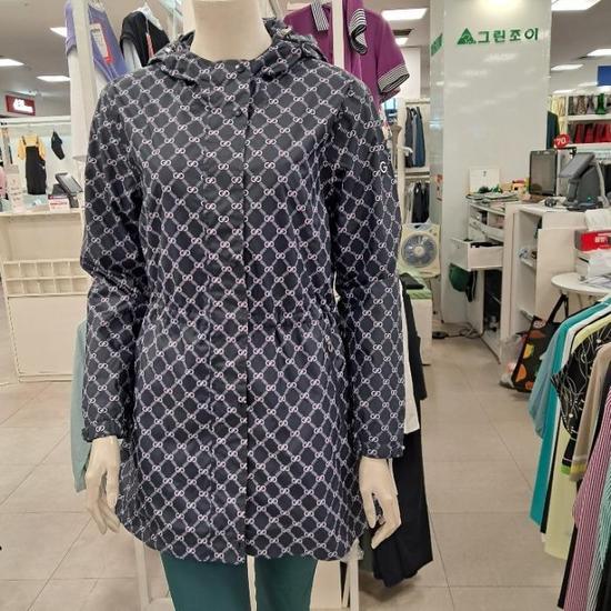 그린조이  프린트 레인코트 GK23WJ61W