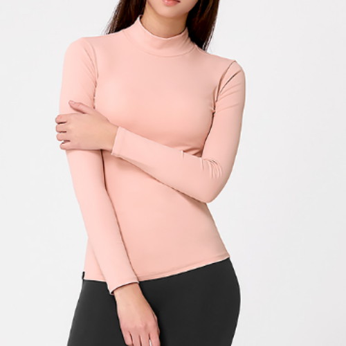 젝시믹스  모크넥 슬림핏 롱슬리브 XT4372G