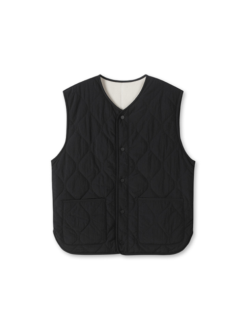 탑텐 공용 폴라플리스 퀼팅 리버서블 베스트_MSE4TC3932