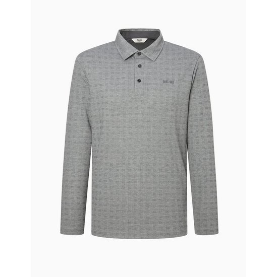 닥스골프 체크 긴팔폴로티셔츠 DGTS4C652G2