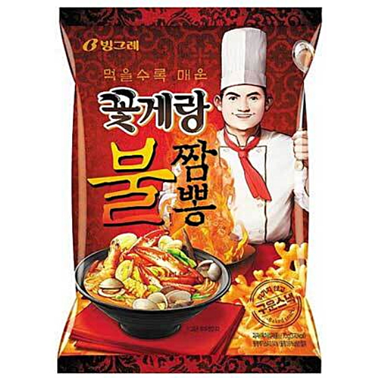 빙그레  꽃게랑 불짬뽕 70g