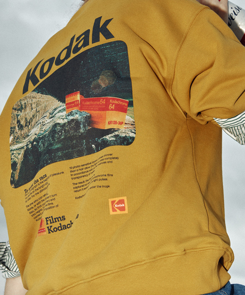 코닥어패럴 코다크롬 필름 그래픽 맨투맨 K4323LFSC2OLV