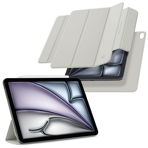 슈피겐  iPad Air 13 M2 에어스킨 폴리오 원탭 케이스