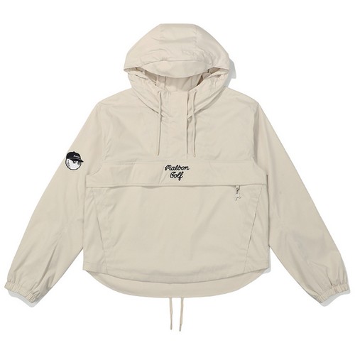 말본골프  버킷 포인트 WR 후디 아노락 M4322PJK13BEI