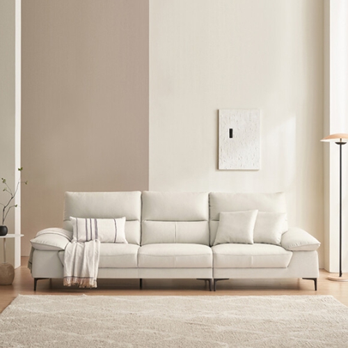 삼익가구 노이드 이태리 천연통가죽 소파 4인용