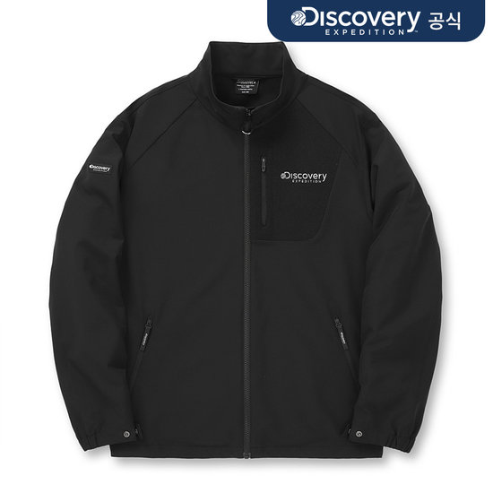 디스커버리익스페디션  우븐 하이넥 트레이닝 자켓 DMTR31044-BKS