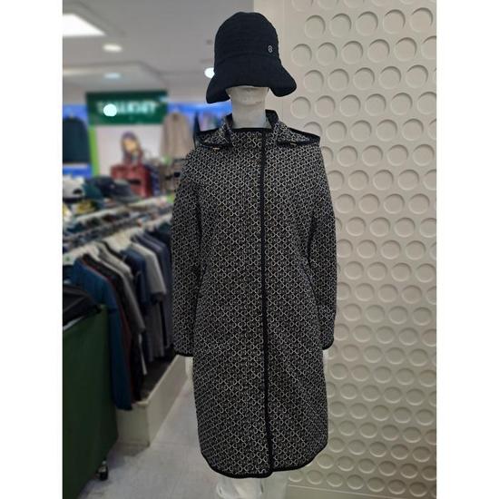 그린조이 로고 프린트 패딩코트 GF24WJ22W