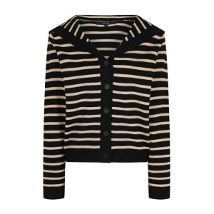 온앤온 스트라이프 세일러카라 니트 가디건 JK2WD947
