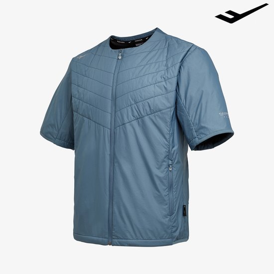 프로스펙스  오리지널 커버업 경량 반팔 패딩 다운 점퍼 PR3MJ24F531