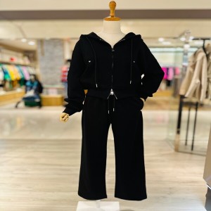 코데즈컴바인 여성 후드집업 와이드팬츠 일자핏 셋업 CJC-XX385W9