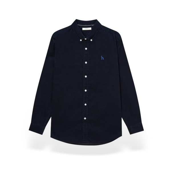 헤지스 남성 솔리드 코듀로이 긴팔셔츠_HZSH4D505N2