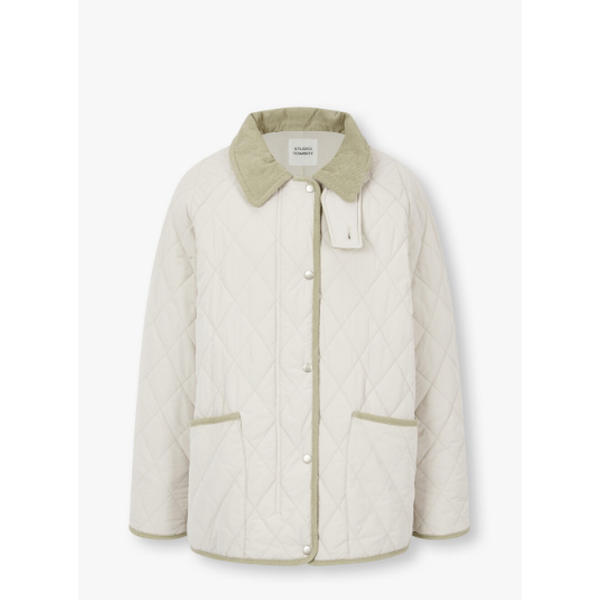 스튜디오톰보이 여성 코듀로이 카라 퀼팅점퍼 9174413984