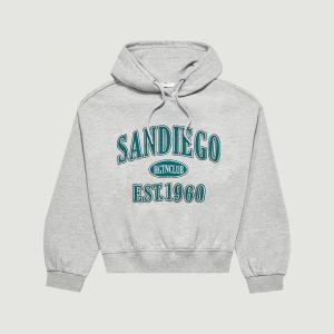 행텐 여성 샌디에고 그래픽 루즈핏 후드티셔츠 10480-131-632-12