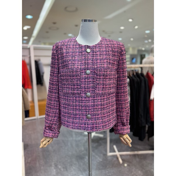 반에이크 트위드 라운드 자켓 VB4XJKMD05Z