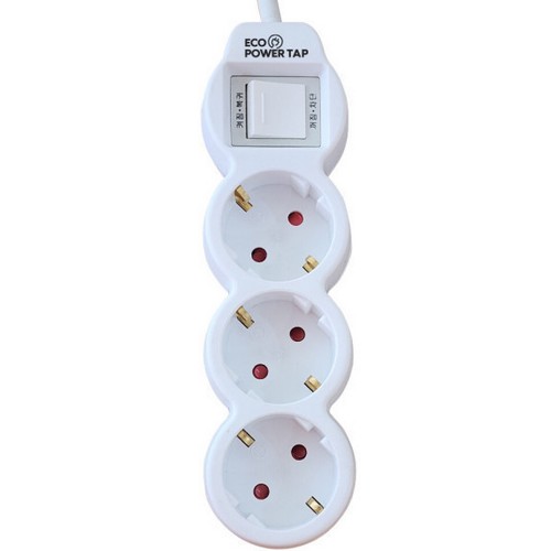 세계  스마트파워탭 3구 16A 과부하차단 메인스위치 눈사람 멀티탭