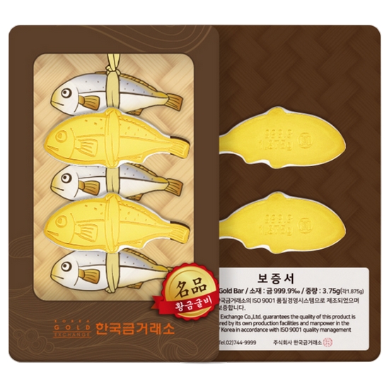 한국금거래소  굴비세트 골드바 3.75g