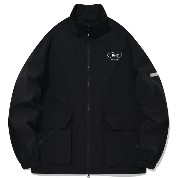 UFC 액티브 릴렉스핏 윈드 자켓 U2JKU1308BK