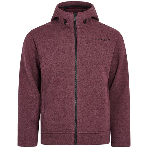 스파이더  스웨터 본딩 후드 집업 SPJWCNFT303M-DPK