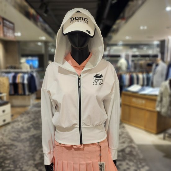 파사디골프 V넥후드 다이마루점퍼 P24STJ141M