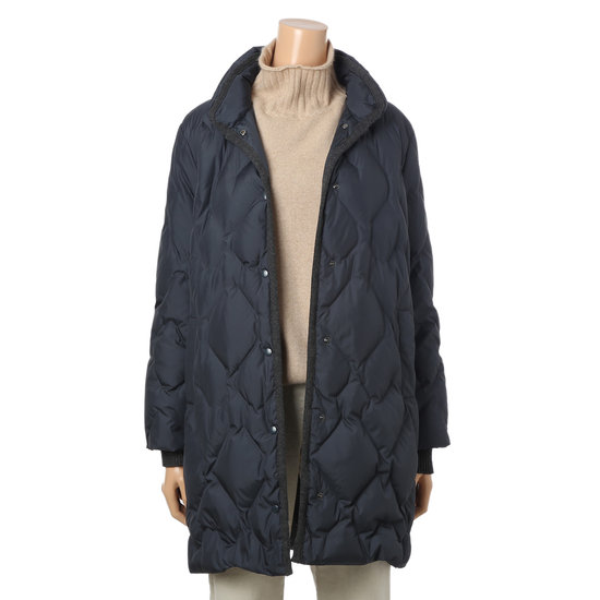 벨라디터치 하프기장 다운 패딩 V1D4DN22