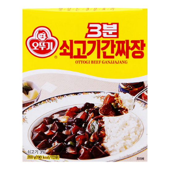 오뚜기  3분 쇠고기 간짜장 200g [3개]