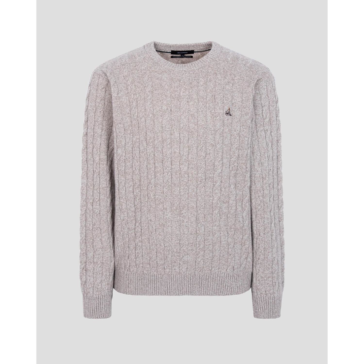 빈폴 Essential 울 캐시미어 혼방 케이블 니트_BC4951E05A