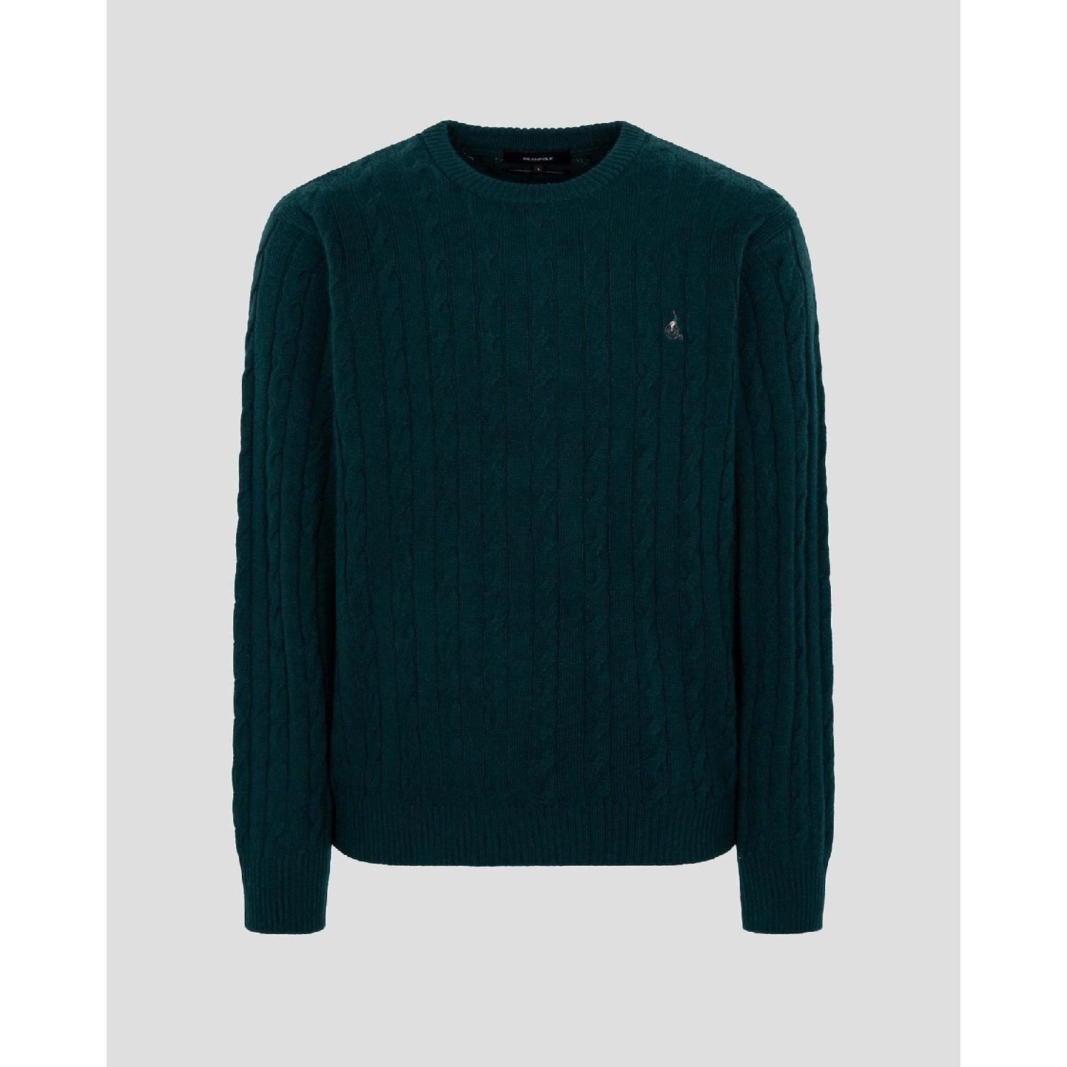 빈폴 Essential 울 캐시미어 혼방 케이블 니트_BC4951E05M