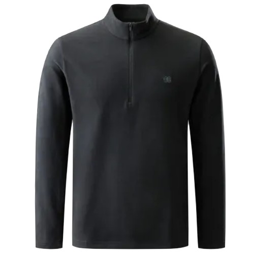 코오롱스포츠 기본형 집업 티셔츠 JWTBW24251BLK