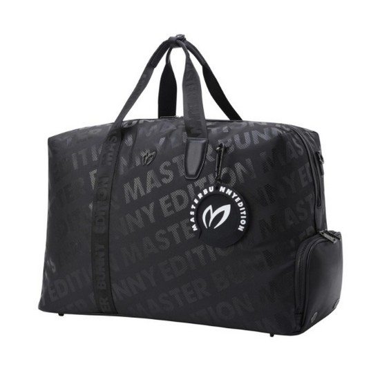 마스터바니에디션  로고 패턴 빅 보스턴백 411D3BB101_BK