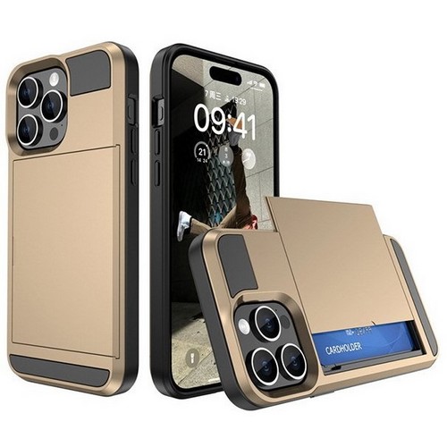 수나르  아이폰16 프로 맥스 슬라이드 카드슬롯 범퍼 케이스