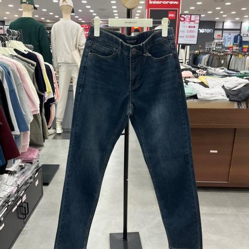 체이스컬트 남 기모 D톤 인밴딩 테이퍼드 데님 DFRK2322C04