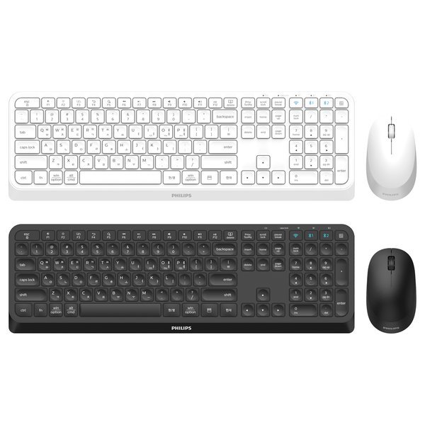 필립스  SPT6407 무선 키보드 마우스 세트