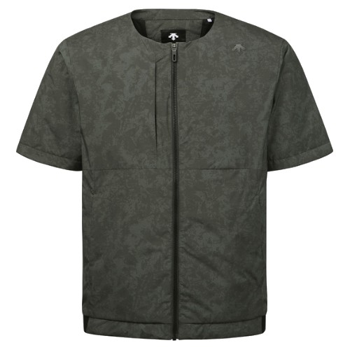 데상트골프  패턴 반팔 패딩 점퍼 DP31MFDJ94