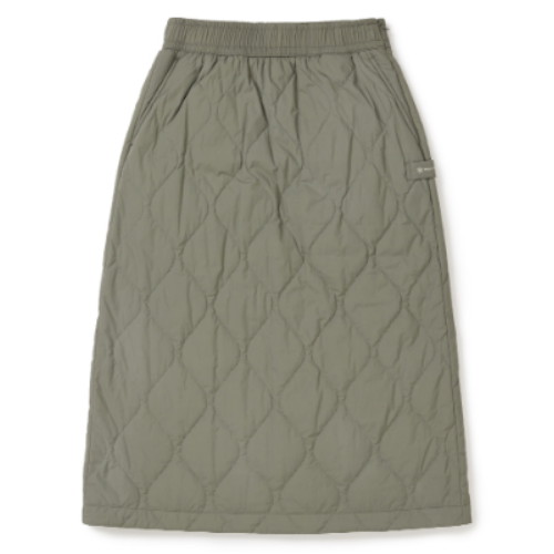 스노우피크 리사이클 퀼팅 스커트 S24WWFSK03KH