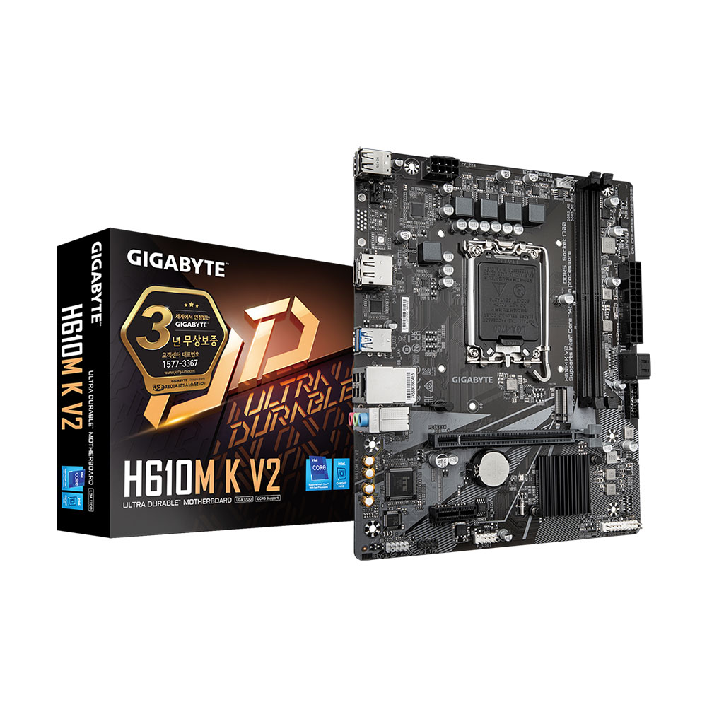 GIGABYTE  H610M K V2 제이씨현