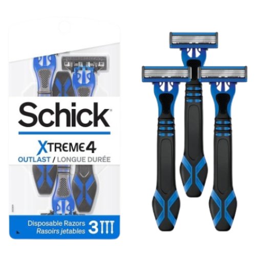 쉬크  익스트림4 일회용 면도기