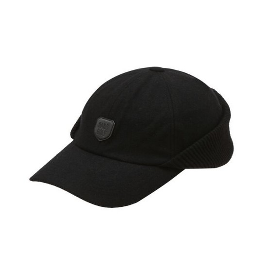 LF 닥스골프 니트 귀달이 방한 캡 DGHE4F752BK