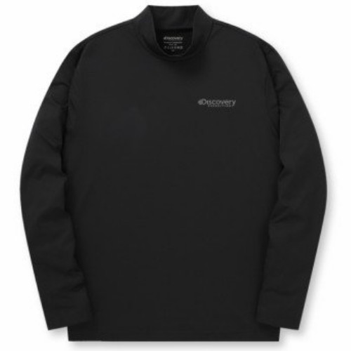 디스커버리익스페디션 하이넥 에어히트 티셔츠 DMRL23044-BKS
