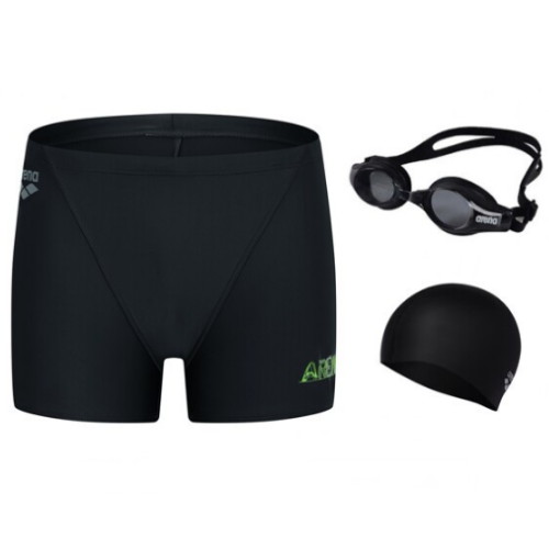 아레나  남성 빔라이트 긴사각 3종 세트 A4FM1MQ01BLK