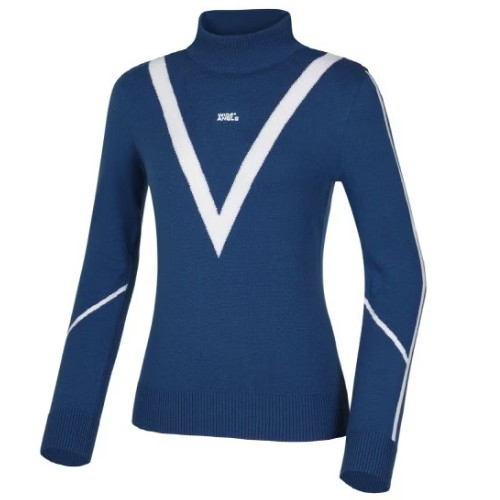 와이드앵글  TO 쉐브론 아트웍 반넥 풀오버 WWW24K11B8