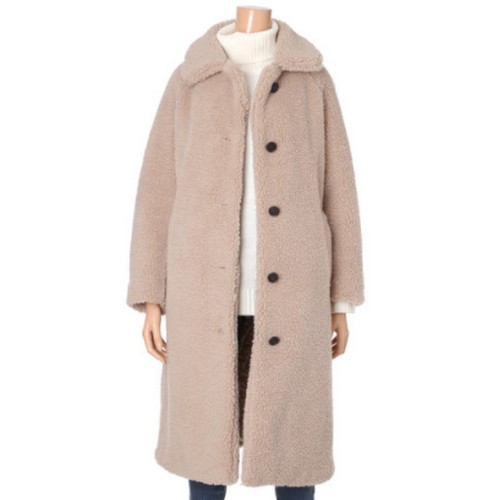 HUM 여성 부클 라글란 코트_FHNWCCA770M