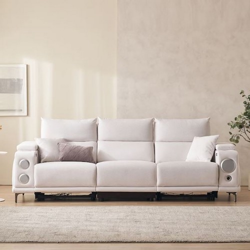 우아미가구 루벤 패브릭 리클라이너 4인용