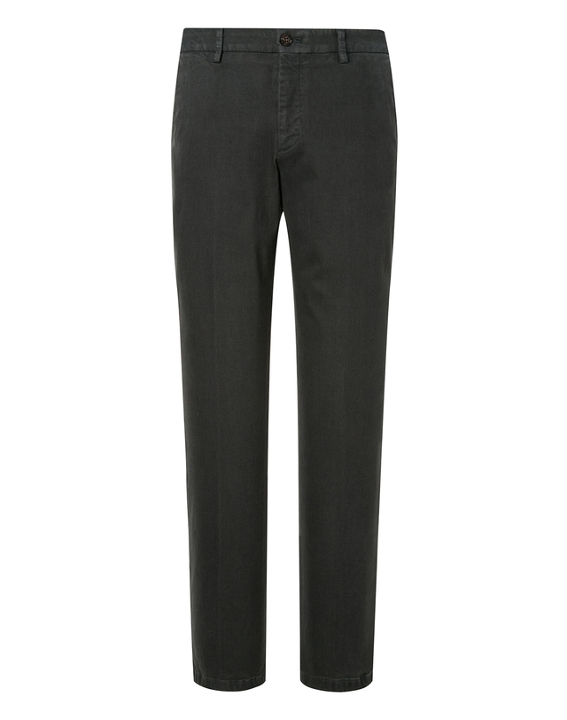 헤지스 STRAIGHT 가먼트 다잉 기모 팬츠_HZPA4D501E3