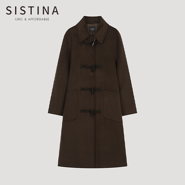 시스티나 여성 더플 핸드메이드 롱 코트 AWHCTO41010