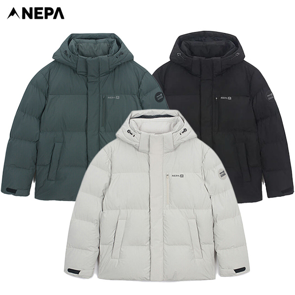 네파  사이폰 미드 푸퍼 패딩 숏 다운 7KF2026