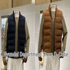 에디션 남자 코듀로이 캐주얼 패딩 조끼 베스트_NEE4VP1902