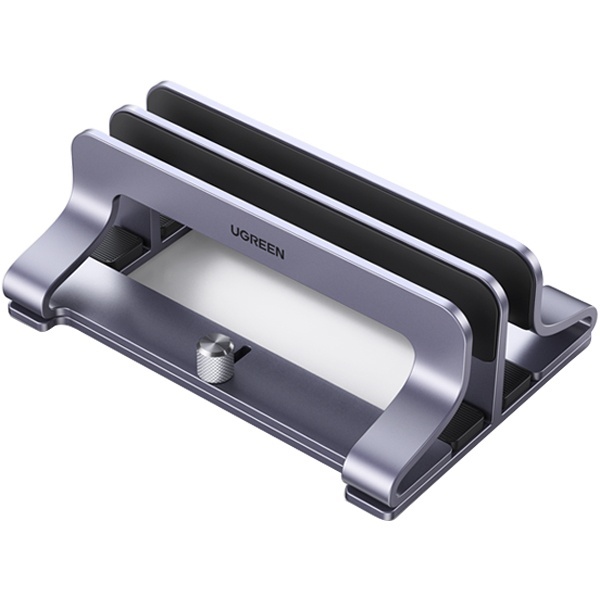 유그린  LP258 클램쉘 듀얼 수직 노트북 거치대