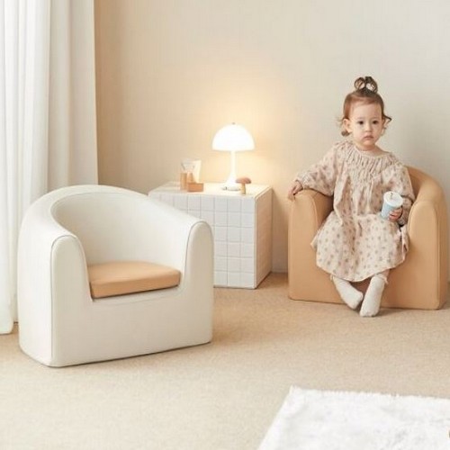 알집 베이글 가죽 소파 1인용